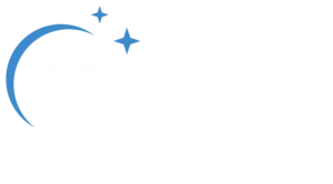 Moonbeam Land Company Logo White and Blue