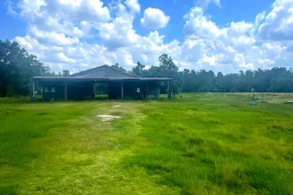 Barn on land at Woods of Flagler