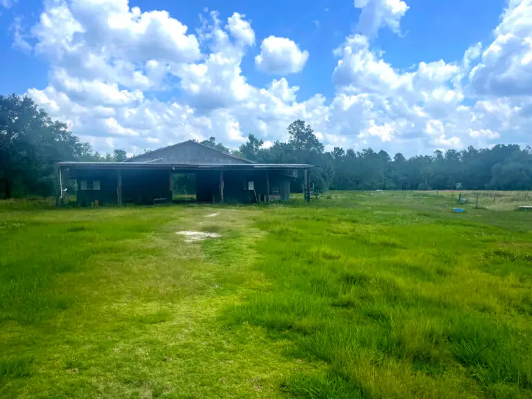 Barn on land at Woods of Flagler